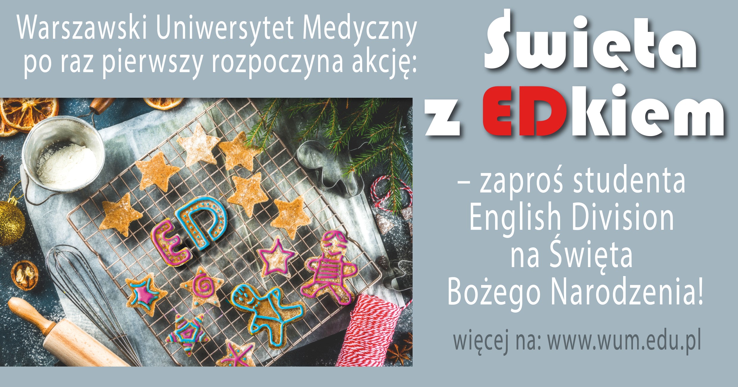 Baner zapraszający do udziału w akcji