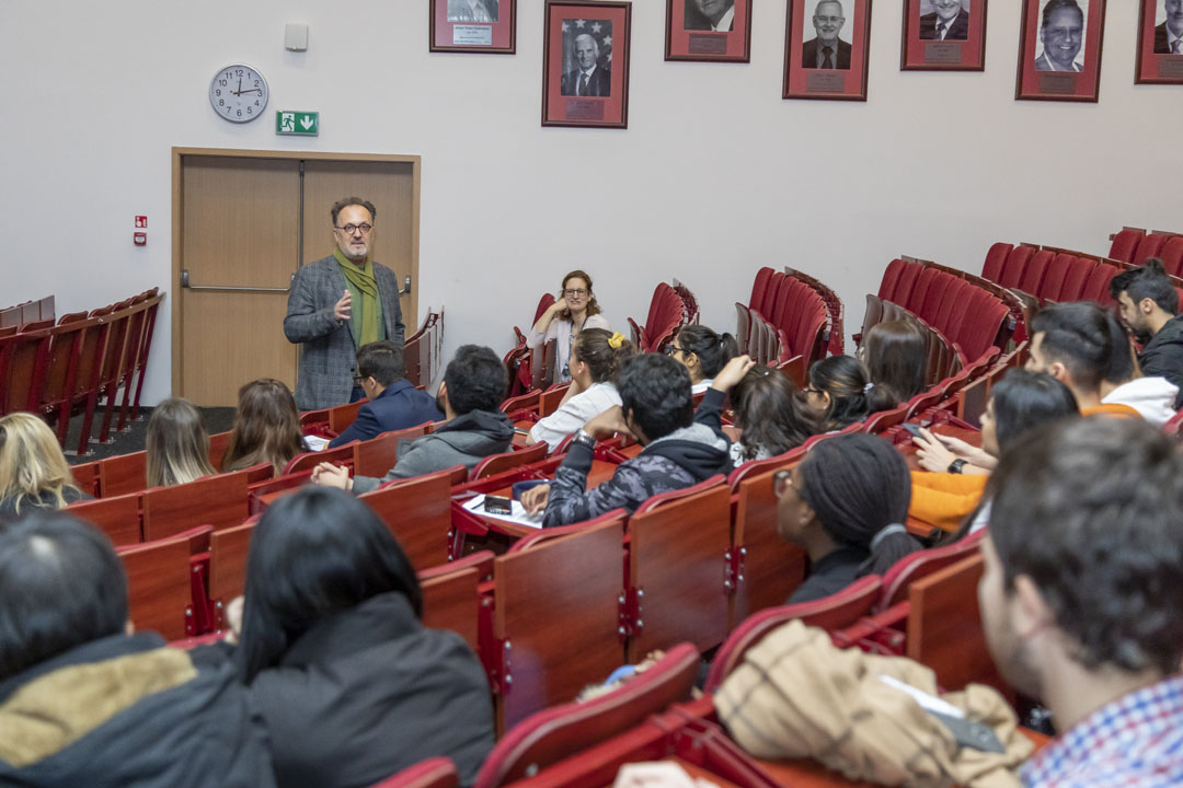 Wykład Endiego Poskovica w ramach Fulbright Open Lecture series na WUM