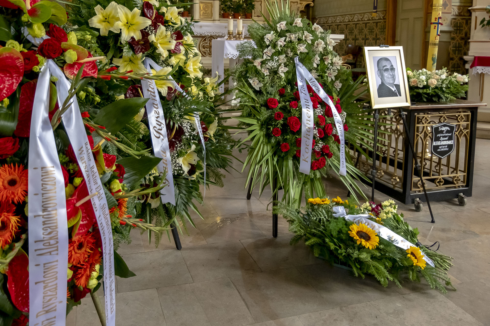 Funeral ceremony of Prof. Ryszard Aleksandrowicz