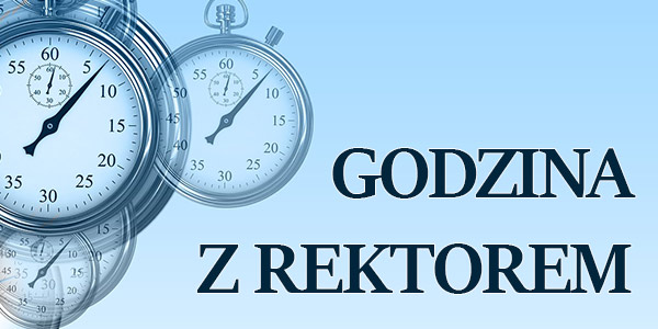 Godzina z Rektorem - baner