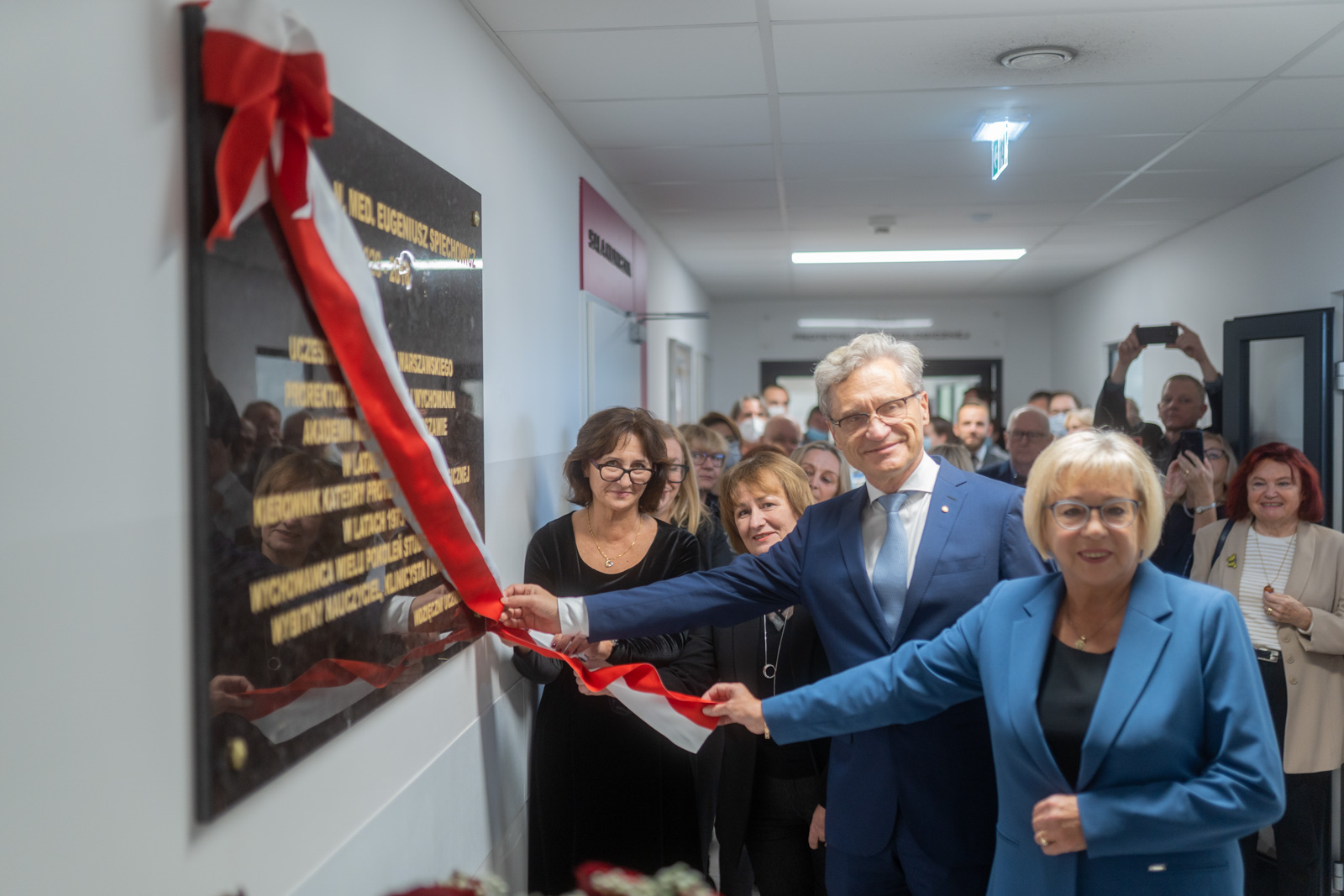 Unveiling of the commemorative plaque of Prof. Eugeniusz Spiechowicz