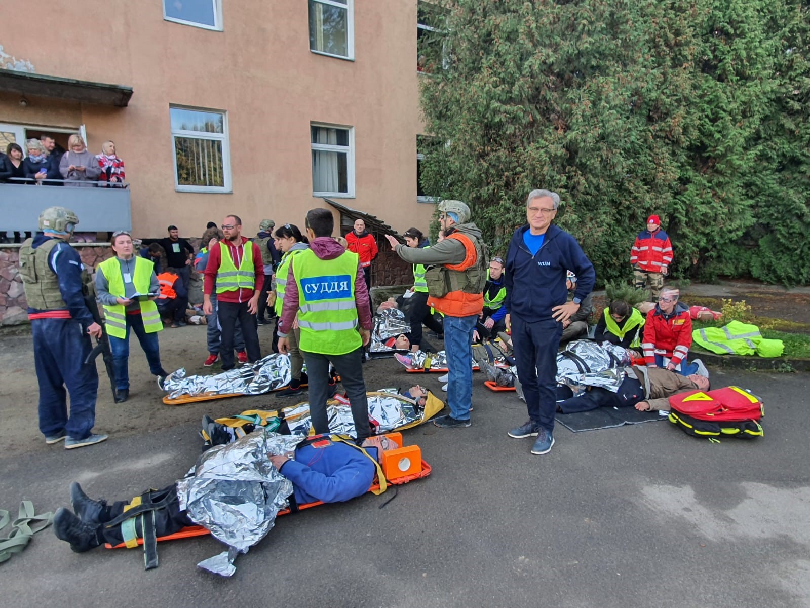 Our specialists form emergency medicine training center in Ukraine