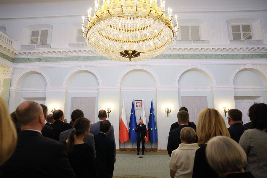 Our professors at the Presidential Palace