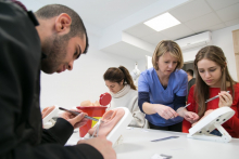 WUM makes a good impression on premed students from the Tel-Aviv Medical College