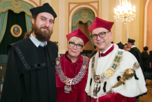 Honorary Degree for Prof. Ewa Kuligowska and 2017-2018 Postgraduate Degree Conferment Ceremony of the 1st Faculty of Medicine