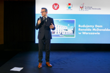 Inauguracja przedsięwzięcia Fundacji Ronalda McDonalda i Warszawskiego Uniwersytetu Medycznego