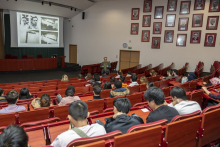 Wykład Endiego Poskovica w ramach Fulbright Open Lecture series na WUM