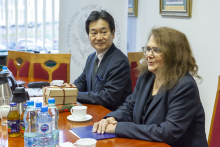 The visit of Professor Yuichi Hori's from Tokyo