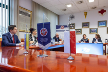 a delegation from the Shupyk National Medical Academy of Postgraduate Education in Kiev