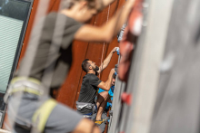 Our students lead the way in sport climbing