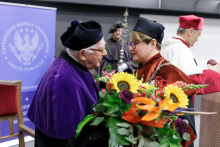 Ceremony of awarding the title of DHC of MUW to Prof. Zdzisław Machon