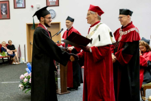 English Division students ceremoniously completed their studies at MUW