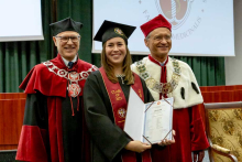 English Division students ceremoniously completed their studies at MUW