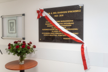 Unveiling of the commemorative plaque of Prof. Eugeniusz Spiechowicz