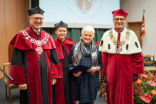 The 1972 graduates celebrated the renewal of their diplomas after 50 years