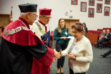 The 1972 graduates celebrated the renewal of their diplomas after 50 years