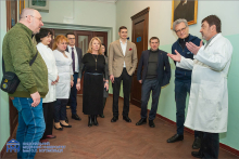 Meeting with Ukraine's health minister and a visit to Bogomolets National Medical University