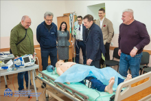 Meeting with Ukraine's health minister and a visit to Bogomolets National Medical University