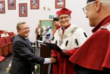 Diploma renewal ceremony after 50 years