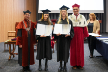 Dreams fulfilled: medical analytics graduates with diplomas