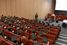 “I believe there are many exciting challenges and opportunities ahead.” Graduation Ceremony of pharmacy graduates 