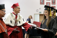 “I believe there are many exciting challenges and opportunities ahead.” Graduation Ceremony of pharmacy graduates 