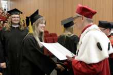 “I believe there are many exciting challenges and opportunities ahead.” Graduation Ceremony of pharmacy graduates 