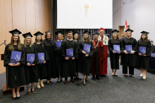 “I believe there are many exciting challenges and opportunities ahead.” Graduation Ceremony of pharmacy graduates 