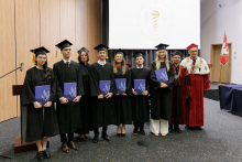 “I believe there are many exciting challenges and opportunities ahead.” Graduation Ceremony of pharmacy graduates 