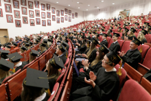 “I believe there are many exciting challenges and opportunities ahead.” Graduation Ceremony of pharmacy graduates 