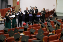 “I believe there are many exciting challenges and opportunities ahead.” Graduation Ceremony of pharmacy graduates 