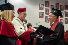 Alter alterum docet – teach one another. Diploma Awarding Ceremony of the Faculty of Medicine and Dentistry