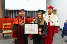 Medical analytics graduates received their diplomas