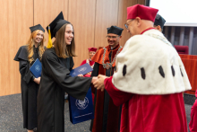 Medical analytics graduates received their diplomas