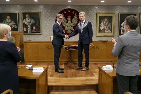 The Transfer of Authority Ceremony at the Medical University of Warsaw