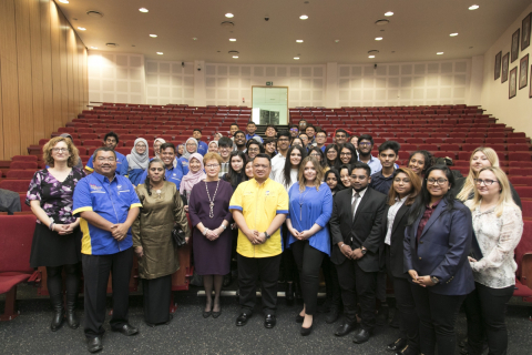 His Royal Highness, Crown Prince of Perlis Malaysia met with Medical University of Warsaw English Division students