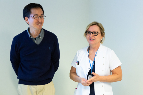 Doctor Hidehiko Maruyama and Professor Bożena Kociszewska-Najman