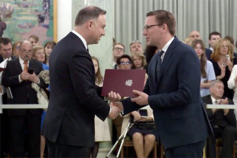 President and prof. Michał Grąt 