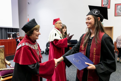 Diplomas for Faculty of Medicine and Dentistry graduates